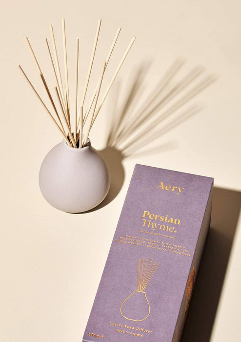 Persian Thyme Reed diffuser - Neroli Saffron and Oudh Fernweh Collection Aery Wholesale 