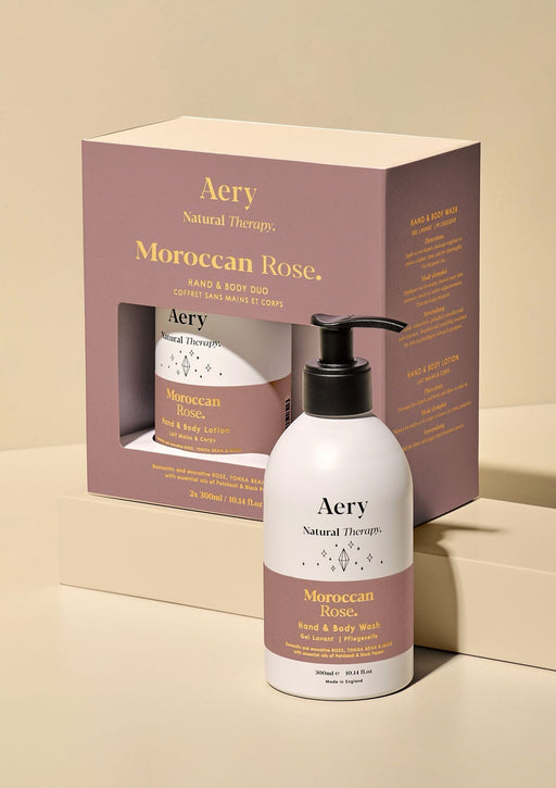 Moroccan Rose Hand & Body Wash and Lotion Fernweh Collection Aery Wholesale 