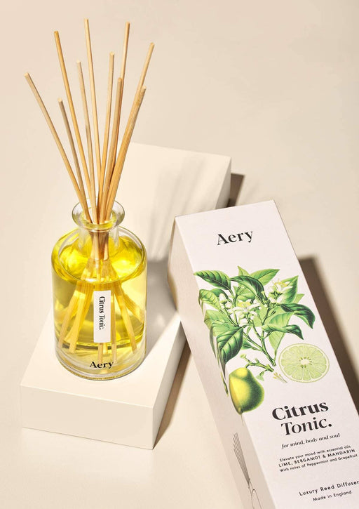 Citrus Tonic Reed Diffuser - Lime Bergamot and Mandarin Botanical Aery Wholesale 