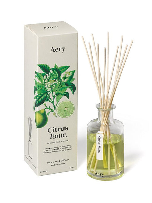 Citrus Tonic Reed Diffuser - Lime Bergamot and Mandarin Botanical Aery Wholesale 