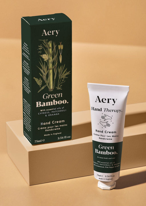 green bamboo hand cream