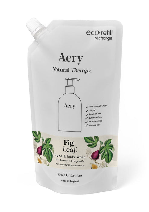 Fig Leaf hand and body wash by Aery on white bacground 