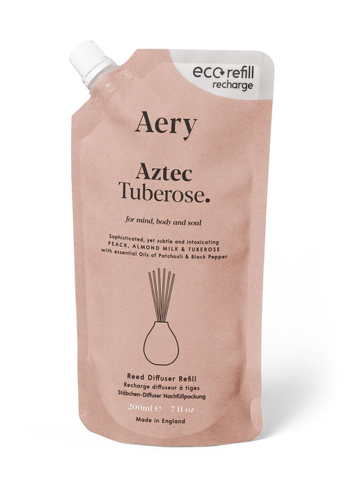 Pink Aztec Tuberose reed diffuser refill pouch  by aery 