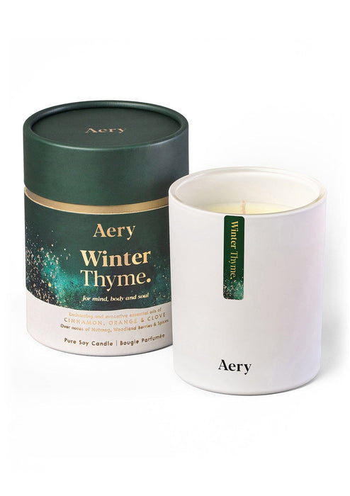 Winter Thyme Scented Candle - Orange Clove and Thyme Candles Aery Wholesale 