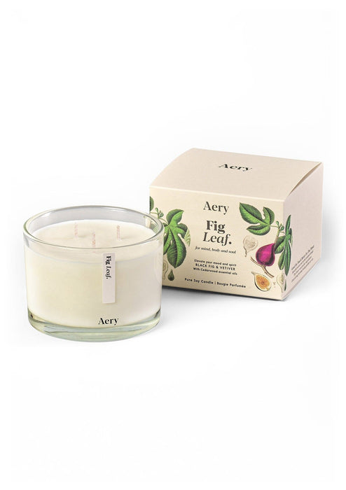 Fig Leaf Triple Wick Candle 450g Aery Wholesale 