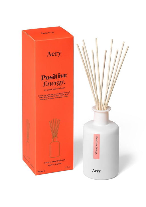 Positive Energy Reed Diffuser - Pink Grapefruit Vetiver and Mint