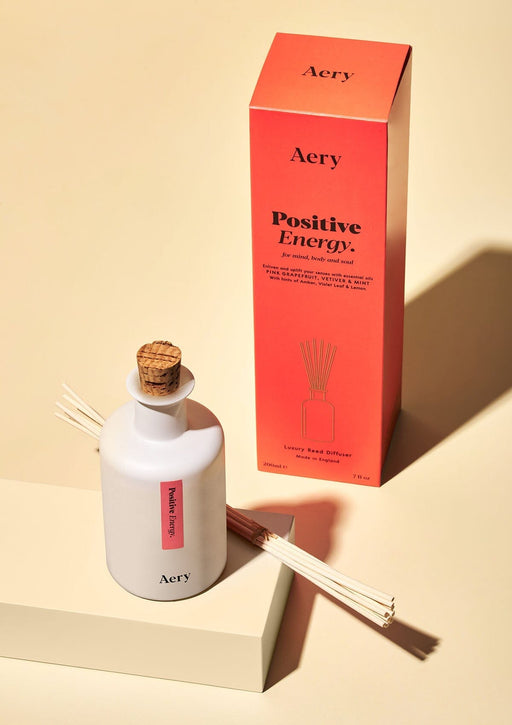 Positive Energy Reed Diffuser - Pink Grapefruit Vetiver and Mint