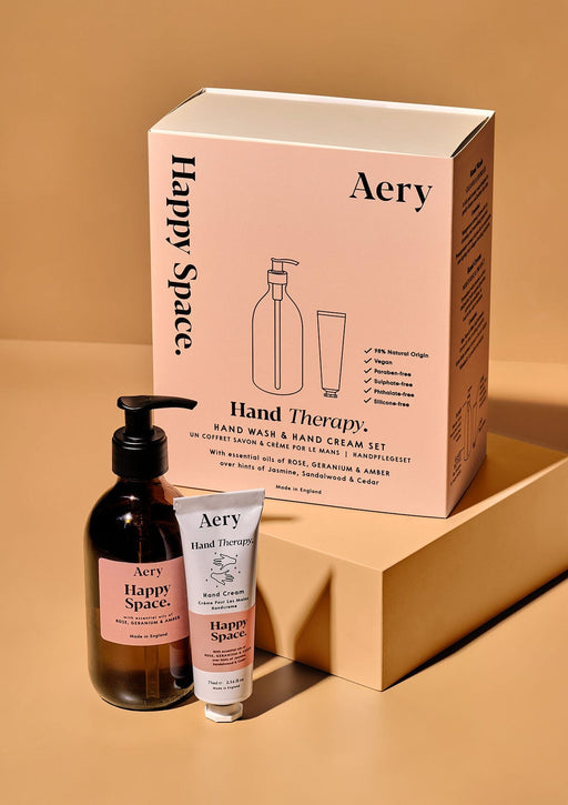 Happy Space Hand Therapy Set Amber Wash and Hand Cream Aery Wholesale 