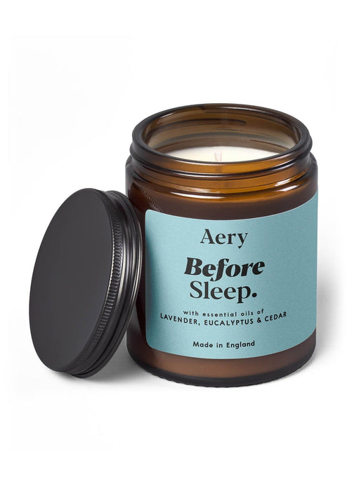 Before Sleep Scented Jar Candle - Lavender Eucalyptus and Cedar Aroma Therapy Aery Wholesale 