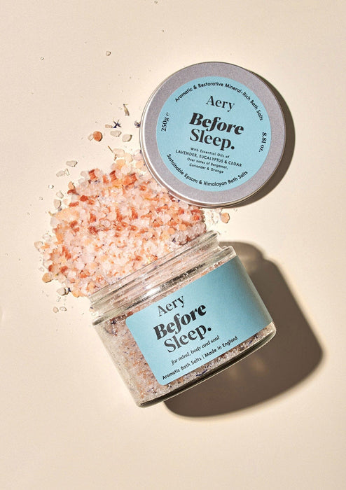 Before Sleep Bath Salts - Lavender Eucalyptus and Cedar Aroma Therapy Aery Wholesale 