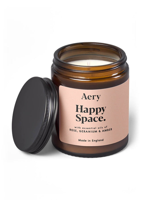 aery living rose scented jar candle